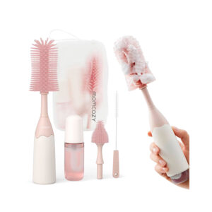 Momcozy butilkalar uchun cho‘tka Pink silikon, pushti rang