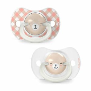 Sorg‘ich Suavinex Wild 6–18 oy 2 dona pushti — anatomik shakl, silikon BPA-free