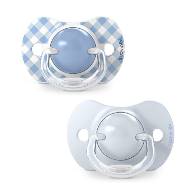 Sorg‘ich Suavinex Wild 0–6 Oy 2 Dona Pushti/Ko‘k/Bej — Bpa-Free Silikon, Anatomik Shakl (Suavinex) 2 Sorg‘ich Suavinex Wild 0–6 Oy 2 Dona Pushti/Ko‘k/Bej — Bpa-Free Silikon, Anatomik Shakl - Image 2