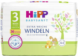 Детские подгузники Hipp Newborn 3 (4–9 кг), 36 шт