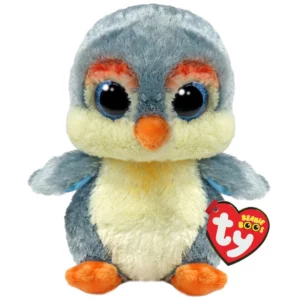 Мягкая игрушка TY Beanie Boos Пингвин Fisher, 15 см