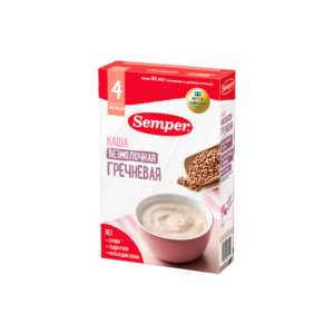 Каша Semper безмолочная гречневая 180 г с 4 месяцев