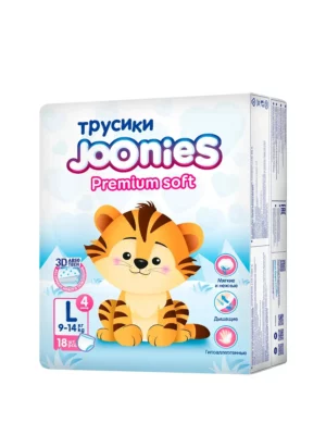 Трусики JOONIES Premium Soft L 18 (9–14 кг)
