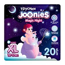 Трусики JOONIES Magic Night XL 20 (12–17 кг) ночные