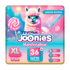 Трусики JOONIES Marshmallow XL 36 (12–17 кг) мягкие
