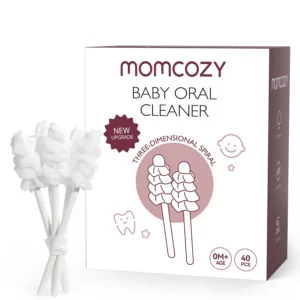 Momcozy Очиститель полости рта 40 штук — безопасный уход за ртом малыша