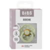 Пустышка BIBS Colour латексная размер 2, Vanilla GLOW/Sage GLOW, 1 шт — купить в Ташкенте | Brandyol.uz