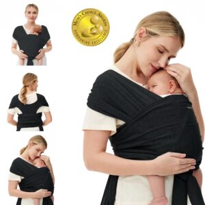 Слинг-переноска для ребёнка Momcozy, чёрная