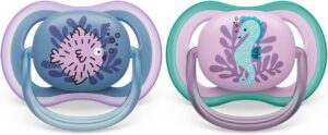Пустышка Philips Avent Ultra Air без BPA, 6–18 мес, 2 шт