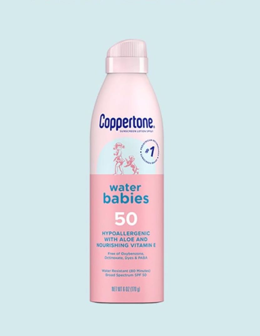 Детский солнцезащитный спрей Coppertone Water Babies SPF 50, 170 г (Coppertone) 1 Детский солнцезащитный спрей Coppertone Water Babies SPF 50, 170 г