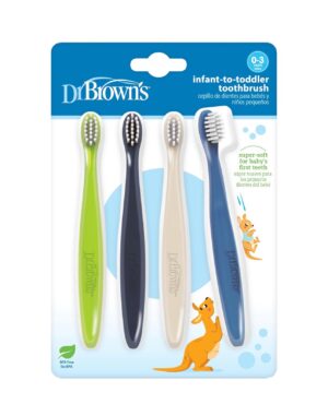 Набор зубных щёток Dr. Brown's, 2 шт, для малышей