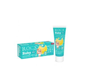 Зубная паста R.O.C.S. Baby Банановый микс, 45 г, 0-3 года