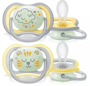 Пустышка Philips Avent Ultra Air Night светящаяся 18+ мес, 2 шт