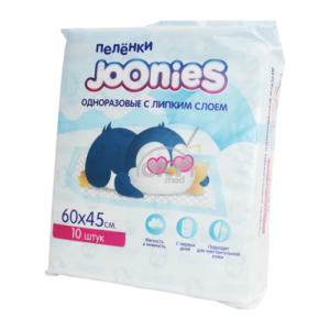 Пелёнки детские одноразовые Joonies 45×60 см, 10 шт