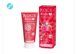 Зубная паста R.O.C.S. Kids Малина и клубника, 45 г, 3-7 лет