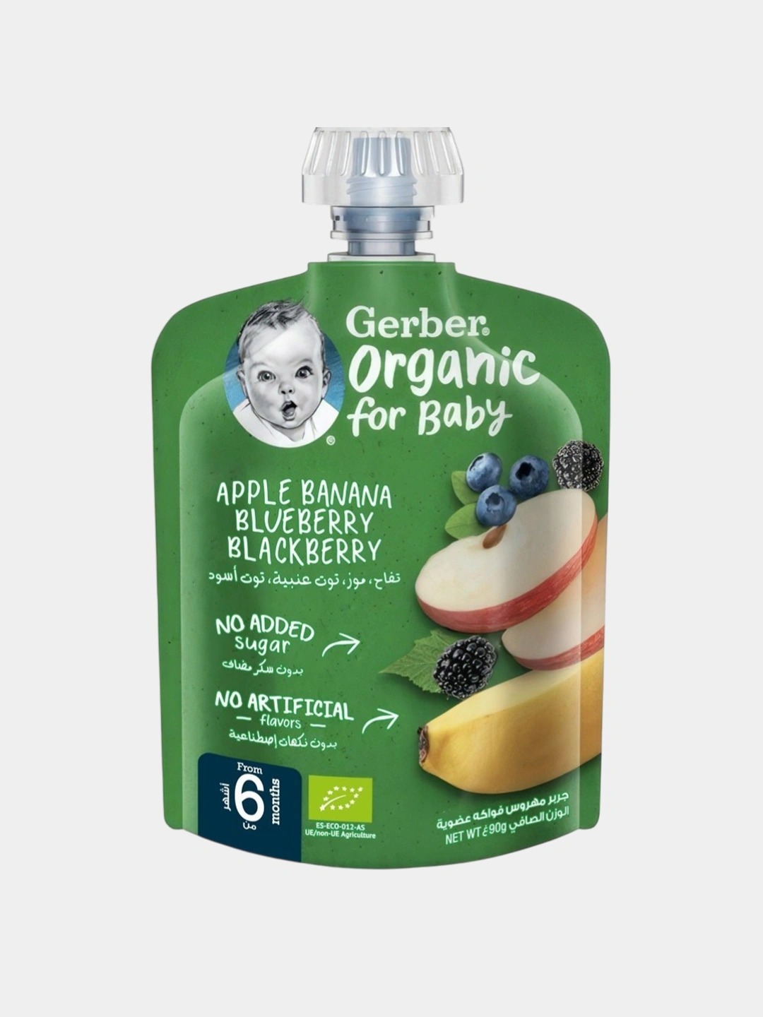 Пюре Gerber яблоко-банан-вишня органик, 90 г (Gerber) 1 Пюре Gerber яблоко-банан-вишня органик, 90 г