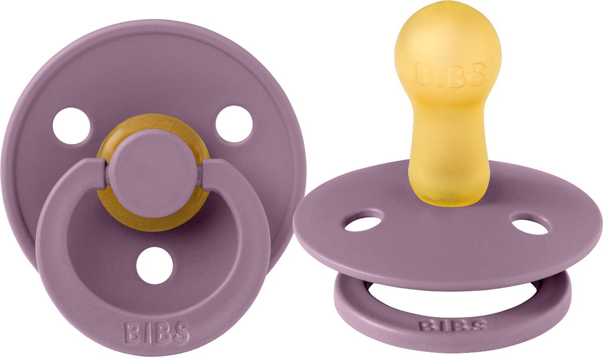 Пустышка BIBS Colour латексная размер 2, цвет Mauve (Bibs) 1 Пустышка BIBS Colour латексная размер 2, цвет Mauve