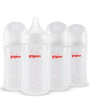 Бутылочка для кормления Pigeon 240 мл, 3 м+