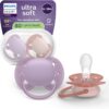Пустышка Philips Avent Ultra Soft 6-18 мес, голубая, 1 шт — купить в Ташкенте | Brandyol.uz