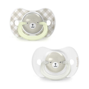 Пустышка ночная Suavinex Wild 0-6M, бежевая, 1 шт