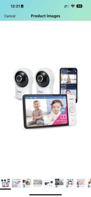 Видеоняня VTech RM7764-2HD Wi-Fi с 2 камерами и 7" HD-дисплеем