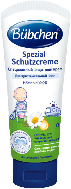 Защитный крем под подгузник Bubchen, 75 мл
