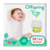 Подгузники Offspring M 6-10 кг, 42 шт, «Авокадо» — купить в Ташкенте | Brandyol.uz