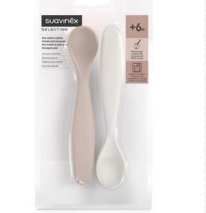 Ложки детские Suavinex, розовые, 2 шт