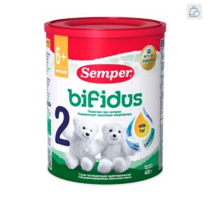 Молочная смесь Semper Bifidus Nutradefense 2, 400 г, 6-12 мес