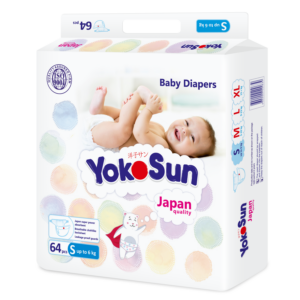 Подгузники YokoSun Comfort S (4-8 кг), 64 шт