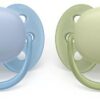 Пустышки Philips Avent Ultra Soft 0-6 мес, розовые, 2 шт — купить в Ташкенте | Brandyol.uz
