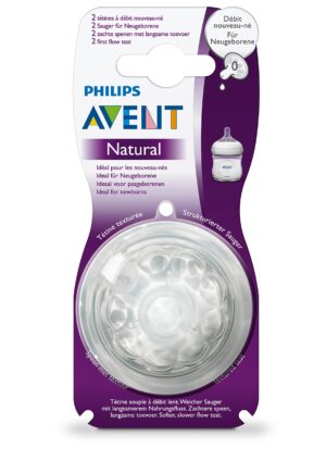 Соска Philips Avent Extra Slow Flow 6+ мес 2 шт SCF657/27