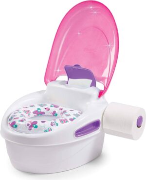 Сиденье на унитаз и табурет-стремянка Summer Infant Step By Step, розовое