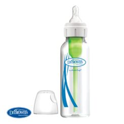 Dr. Brown's Options+ borosilikat shisha butilkasi, tor og'izli, 120 va 250 ml — Toshkentda sotib olish | Brandyol.uz