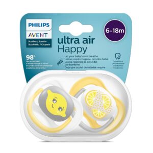 Набор из 2 пустышек Philips Avent Ultra Air SCF080/18, 6–18 мес
