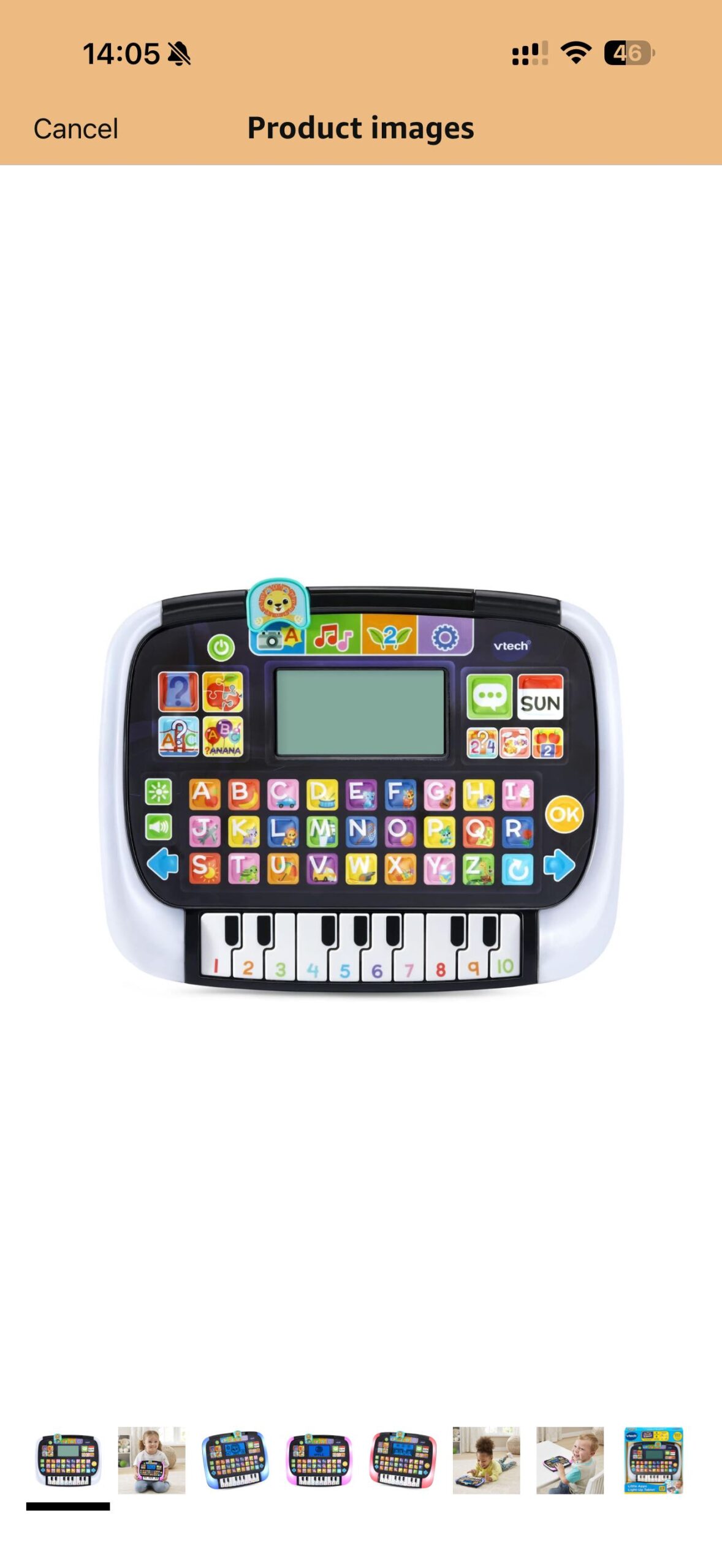 Развивающий планшет VTech Little Apps с подсветкой, розовый (VTech) 1 Развивающий планшет VTech Little Apps с подсветкой, розовый
