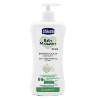 Гель для душа Chicco Baby Moments 0м+, 500 мл