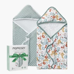 Momcozy kapyushonli sochiq, 2 dona, 71×71 sm (narx 1 donaga) — Toshkentda sotib olish | Brandyol.uz
