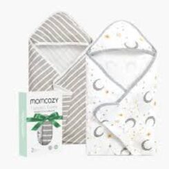 Momcozy kapyushonli sochiq, 2 dona, 71×71 sm (narx 1 donaga) — Toshkentda sotib olish | Brandyol.uz