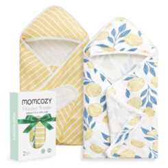 Momcozy kapyushonli sochiq, 2 dona, 71×71 sm (narx 1 donaga) — Toshkentda sotib olish | Brandyol.uz