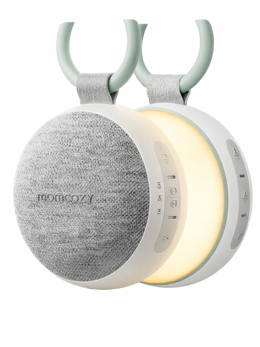 Portativ ovoz mashinasi Momcozy WN06, oq shovqin, tungi yoritgich bilan (Momcozy) 1 Portativ ovoz mashinasi Momcozy WN06, oq shovqin, tungi yoritgich bilan