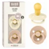 Пустышки BIBS Colour латексные размер 3, Cloud/Black, 2 шт — купить в Ташкенте | Brandyol.uz