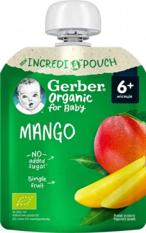 Пюре Gerber манго органик, 90 г