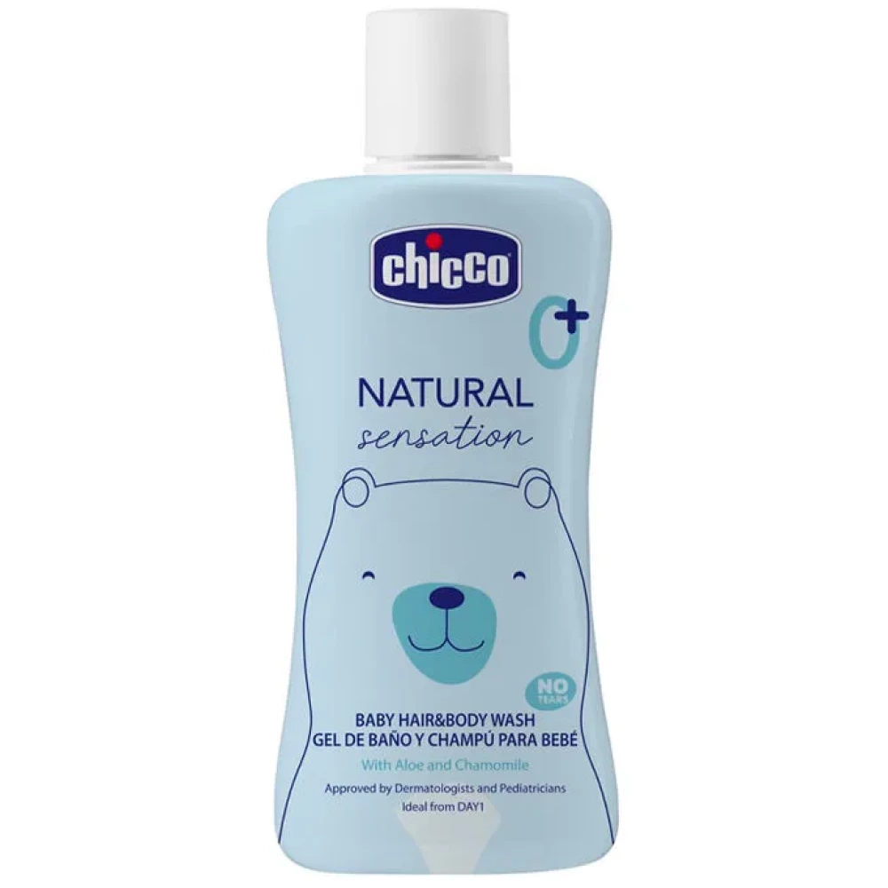 Шампунь-гель Chicco Natural Sensation 0м+, 200 мл (Chicco) 1 Шампунь-гель Chicco Natural Sensation 0м+, 200 мл