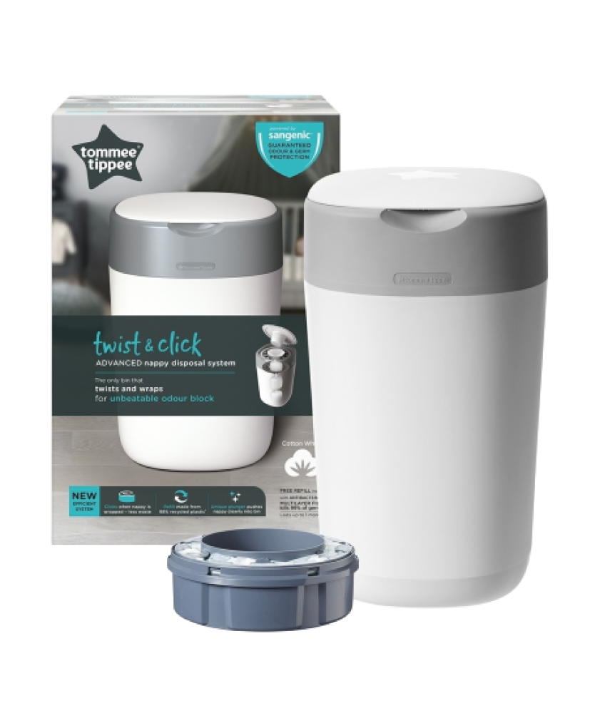 Утилизатор подгузников Tommee Tippee Sangenic, белый (Tommee Tippee) 1 Утилизатор подгузников Tommee Tippee Sangenic, белый