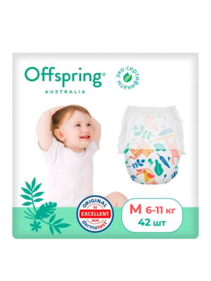 Трусики-подгузники Offspring Fashion Pants Джунгли M 6-11 кг