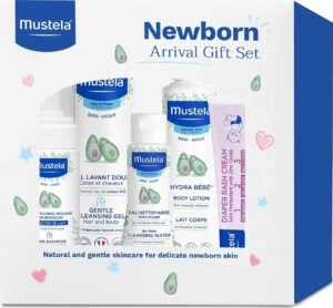 Mustela набор для новорождённых 5 в 1, полный уход