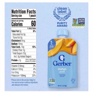 Gerber фруктовое пюре Манго 2nd Foods 99 г