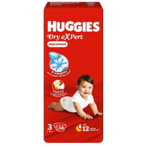 Huggies подгузники-трусики размер 3 6–11 кг 58 шт