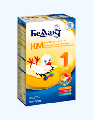 Bellakt KM 1 quruq achitilgan sut aralashmasi, 400 g, 0–6 oy